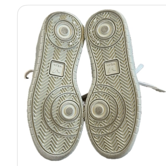 Veja V-10 White Orange Red Casual Lace Up Shoes Sneakers Women's Size US 7 - Picture 3 of 7